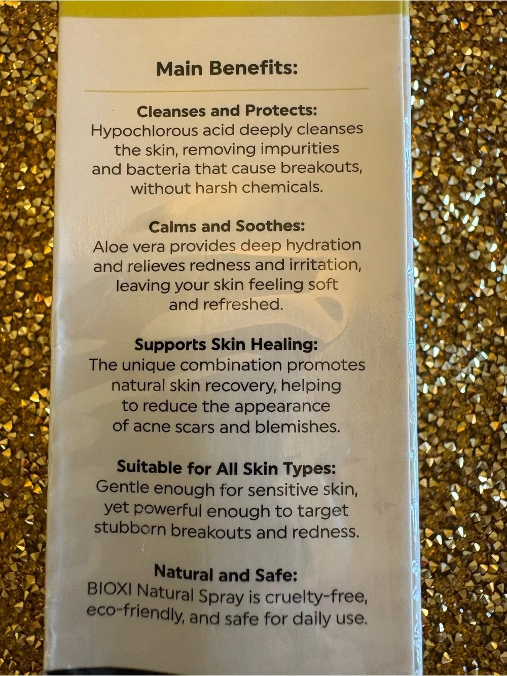 BIOXI Hypochlorous Acid (HOCI) Spray for Face. Antimicrobial cleanser. 6 fl.oz - Picture 7 of 9